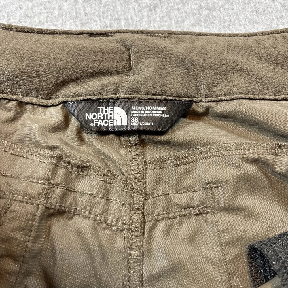 The North Face Pants Mens 38 (38x30)Brown Convertible Zip Off Hiking (Tiny Hole)